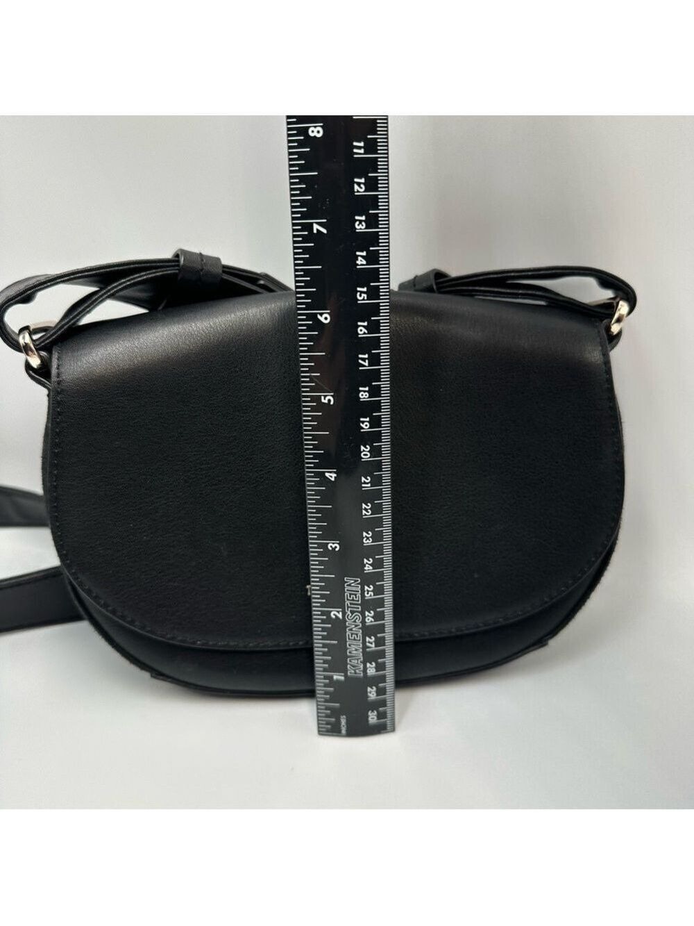 Ted Baker Women's Equenia Equestrian Mini Cross Body Bag Black Leather - Picture 10 of 16